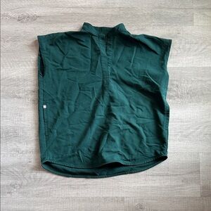 RARE! Figs Forest Green Rafaela Scrub Top